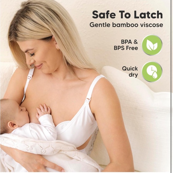 Set of 7 pairs of organic nursing bra inserts (14 single pads) - Picture 6 of 6